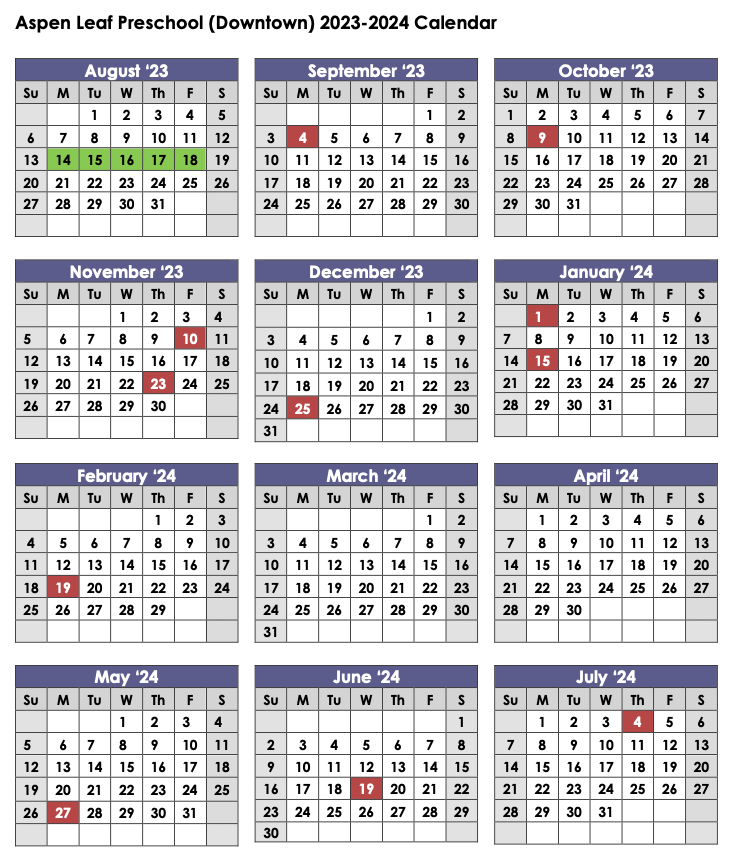 2023-2024 BTM calendar