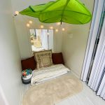 Photo of downtown preschool classroom, with preschool furniture and toys